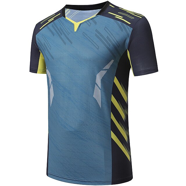 Men's Tennis Shirt Athletic Shirt Breathable Quick Dry Moisture Wicking