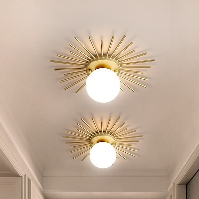  15cm luzes de teto formas geométricas luzes de teto metal estilo artístico globo geométrico acabamentos pintados artísticos estilo nórdico 85-265v