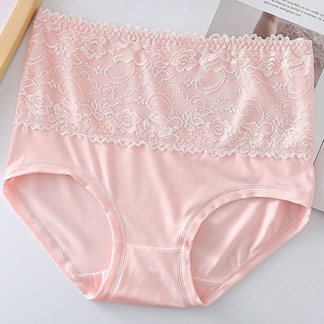 Femme Slip 1 PC Sous-vêtement Dentelle Troué Mode simple Sexy Polyester ...
