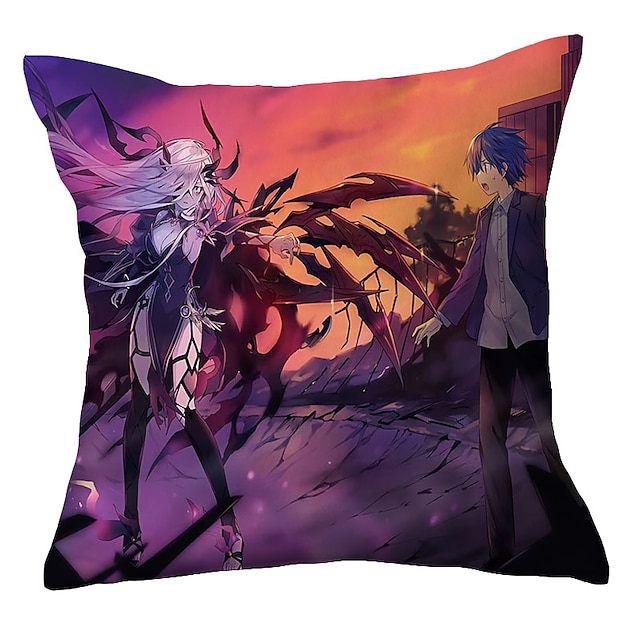 Home & Garden Home Decor | DATE A LIVE Double Side Cushion Cover 6PC Soft Decorative Square Throw Pillow Cover Cushion Case Pill