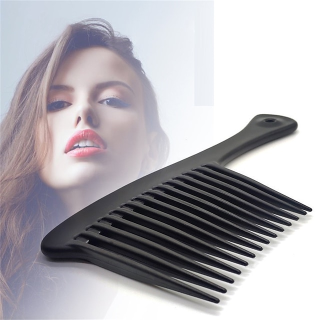 Hair Comb Wet Detangling Hairdressing Comb Axe Comb Shape Large Wide Toothed Knife Comb Curly 9297