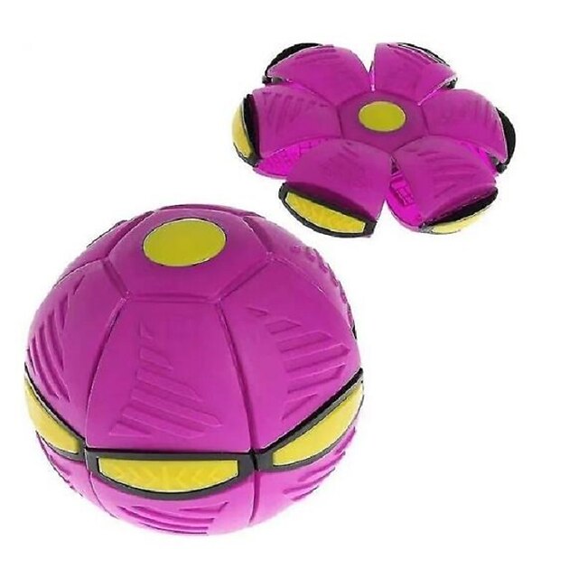 Flat Throw Disc Ball Flying UFO Magic Balls With Led Light For Teenager