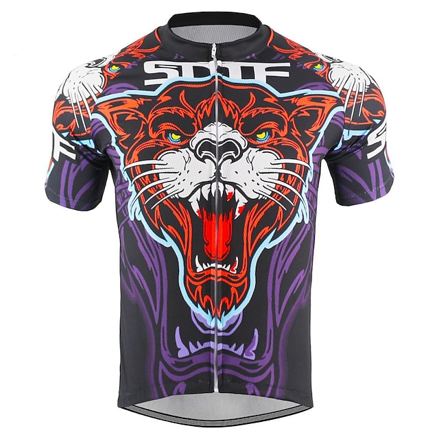 Sports & Outdoors Cycling | 21Grams Mens Short Sleeve Cycling Jersey Bike Top with 3 Rear Pockets Mountain Bike MTB Road Bike Cy