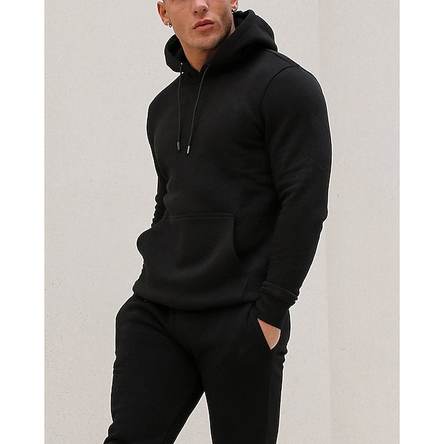 Sports & Outdoors Running, Jogging & Walking | Mens 2 Piece Tracksuit Sweatsuit Athletic Athleisure 2pcs Long Sleeve Breathable 