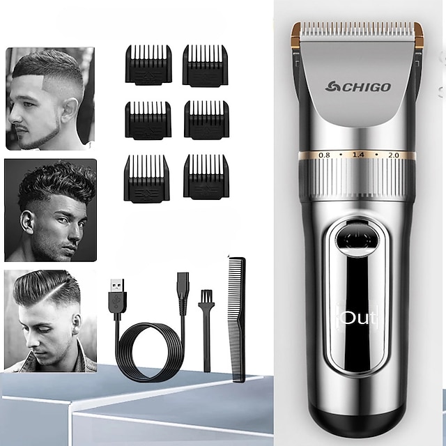 Beauty & Hair Health & Personal Care | Multifunctional Man Hair Trimmer Rechargeable Professional Hair Clipper Electric Beard Sh