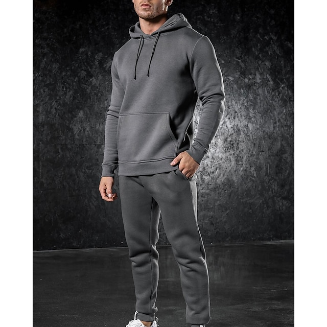 Sports & Outdoors Running, Jogging & Walking | Mens 2 Piece Tracksuit Sweatsuit Athletic Athleisure 2pcs Long Sleeve Breathable 