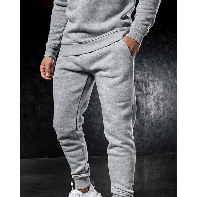 Sports & Outdoors Running, Jogging & Walking | Mens 2 Piece Tracksuit Sweatsuit Athletic Athleisure 2pcs Long Sleeve Breathable 