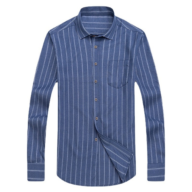 Mens Clothing Mens Shirts | Mens Dress Shirt Turndown Wedding Daily Button-Down Long Sleeve Tops Business Casual Fashion Comfort