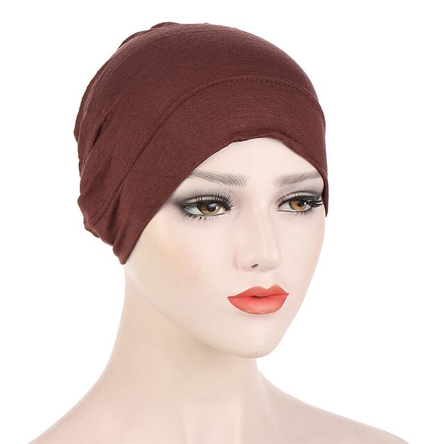 Shoes & Bags Fashion Accessories | Fashion Multi Color Muslim Underscarf Women Soft Hijab Solid Scarf Turbans Head For Women Cap