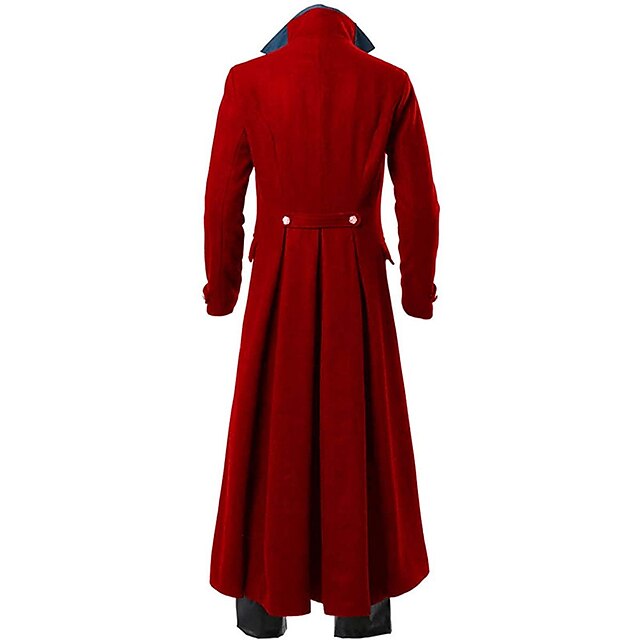 Retro Vintage Punk & Gothic Medieval 17th Century Coat Trench Coat ...