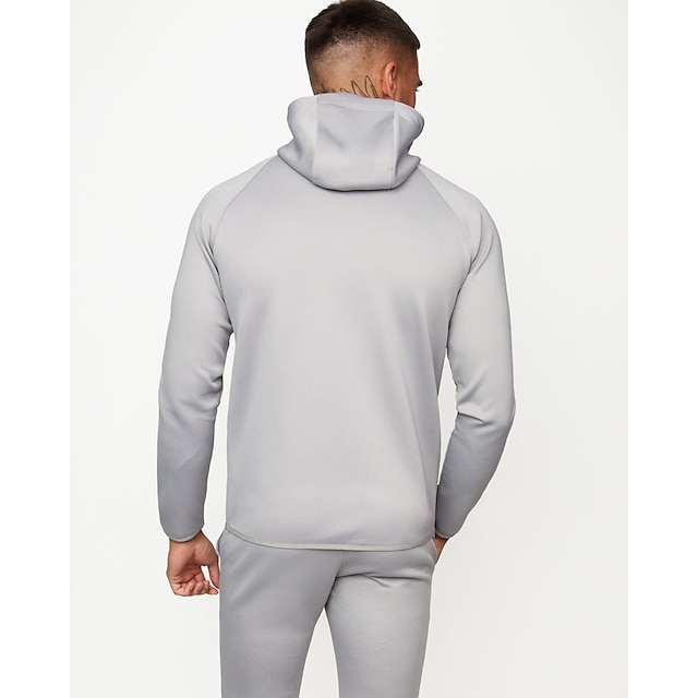 Sports & Outdoors Running, Jogging & Walking | Mens 2 Piece Full Zip Tracksuit Sweatsuit Athletic Athleisure 2pcs Long Sleeve Br