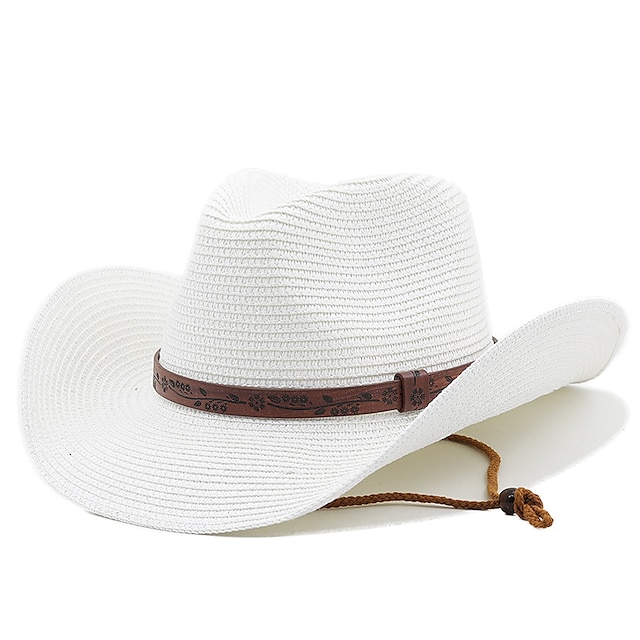  Chapeaux de cowboy pour femmes, bande de sculpture rétro, chapeaux occidentaux