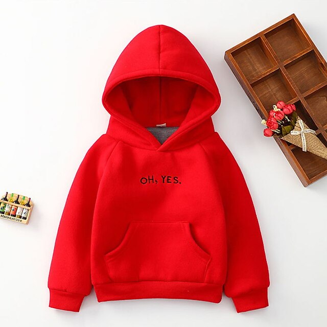 Baby & Kids Boys Clothing | Kids Boys Hoodie Long Sleeve Letter Green Yellow Red Children Tops Spring Summer Active Cool Daily O