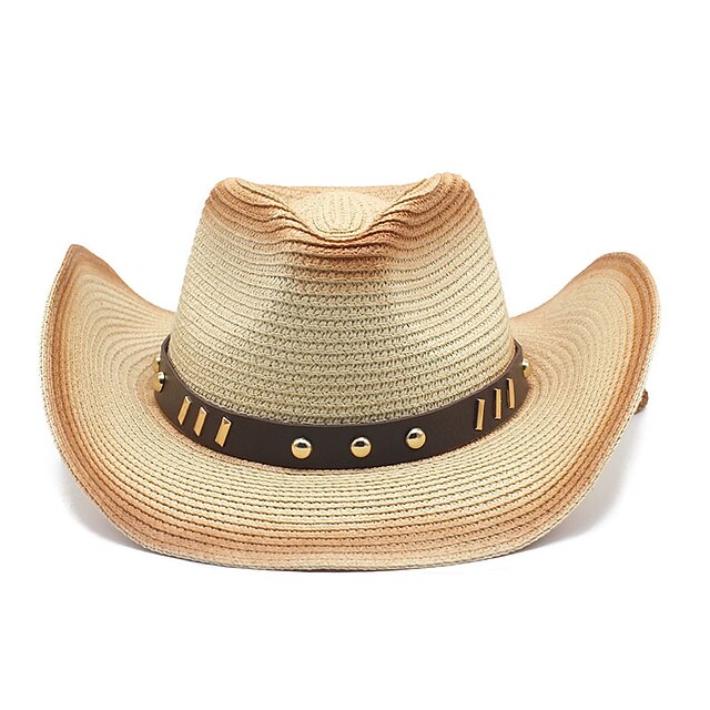 Shoes & Bags Fashion Accessories | 1 pcs Summer Western Cowboy Hat Men Women New Fashion Outdoor Beach Sun Caps Straw Hat Sombre