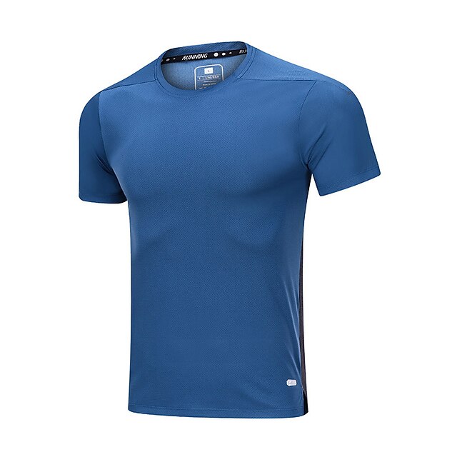 Sports & Outdoors Running, Jogging & Walking | Mens Running Shirt Tee Tshirt Top Athletic Breathable Quick Dry Moisture Wicking 