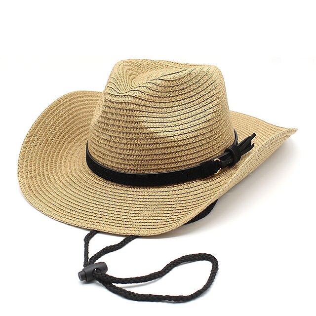 Shoes & Bags Fashion Accessories | Fashion New Summer Cowboy Hat Casual Sunscreen Foldable Breathable Straw Hat Solid Color Unis