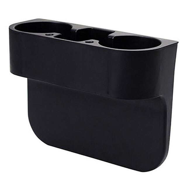  Black ABS Mount Car Cup Holder Auto Interior Organizer Accessories Vehicle Seat Gap Cup Bottle Phone Drink Holder Stand Boxes