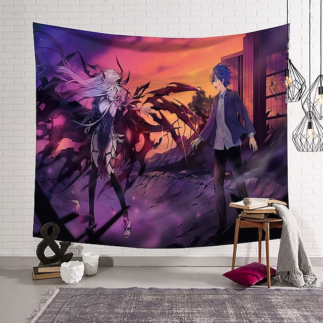 Home & Garden Home Decor | DATE A LIVE Wall Tapestry Art Decor Blanket Curtain Hanging Home Bedroom Living Room Decoration Polye