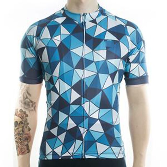 Sports & Outdoors Cycling | 21Grams Mens Short Sleeve Cycling Jersey Bike Top with 3 Rear Pockets Mountain Bike MTB Road Bike Cy