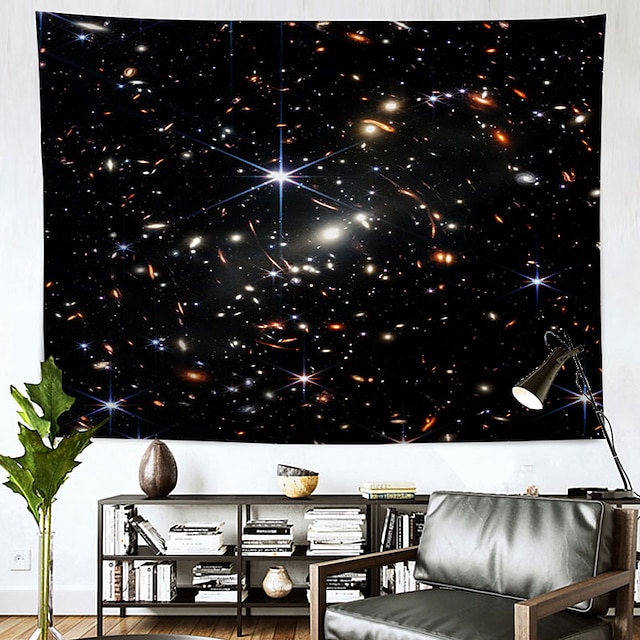 Home & Garden Home Decor | Galaxy Wall Tapestry Art Decor Blanket Curtain Infrared Image of The Distant Universe Hanging Home Be