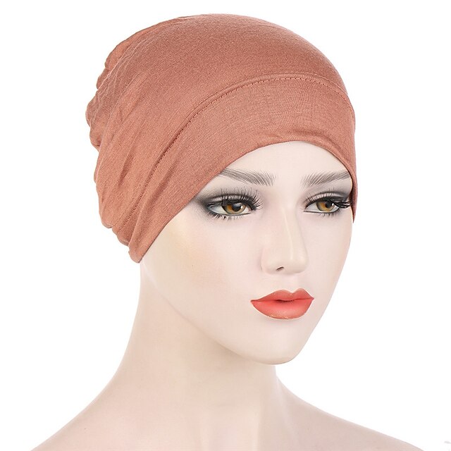 Shoes & Bags Fashion Accessories | Fashion Multi Color Muslim Underscarf Women Soft Hijab Solid Scarf Turbans Head For Women Cap