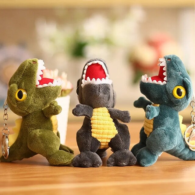 Consumer Electronics Automotive | StarFire 1 Pack Super Fierce Little Dinosaur Keychain Bag Ornament Backpack Decorative Doll Pe