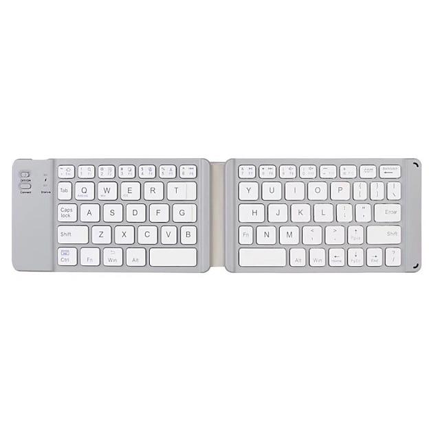  Mini teclado dobrável sem fio bluetooth teclado sem fio dobrável para ios/android/windows ipad tablet telefone