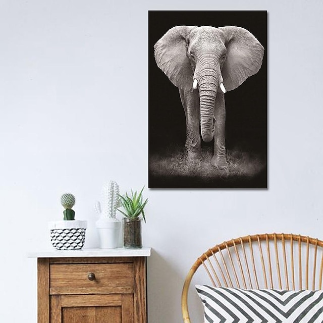  1 stück tier wandkunst leinwand giraffe elefant poster und drucke moderne wandkunst bild für wohnzimmer kein rahmen