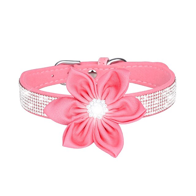 Pet Collar Rhinestone Dog Collar Lettering Nameplate Dog Collar Anti ...