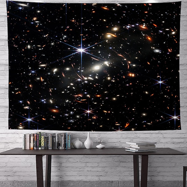 Home & Garden Home Decor | Galaxy Wall Tapestry Art Decor Blanket Curtain Infrared Image of The Distant Universe Hanging Home Be