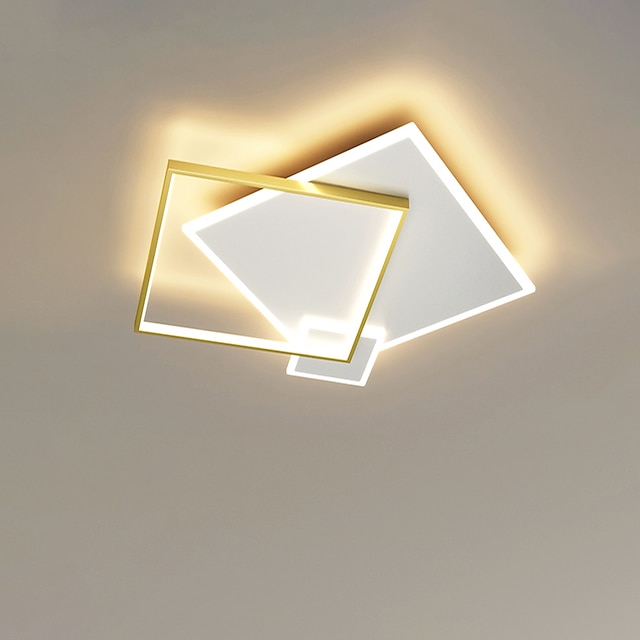 50cm dimbare geometriske former taklamper aluminium stilig malt finish moderne moderne 220-240v