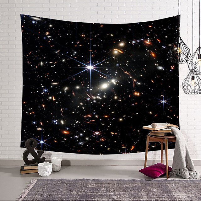 Home & Garden Home Decor | Galaxy Wall Tapestry Art Decor Blanket Curtain Infrared Image of The Distant Universe Hanging Home Be