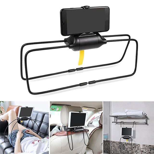 Consumer Electronics Automotive | Phone Stand Flexible Phone Holder Spider Rack Foldable Multifunction Lazy Bracket for Desk Car