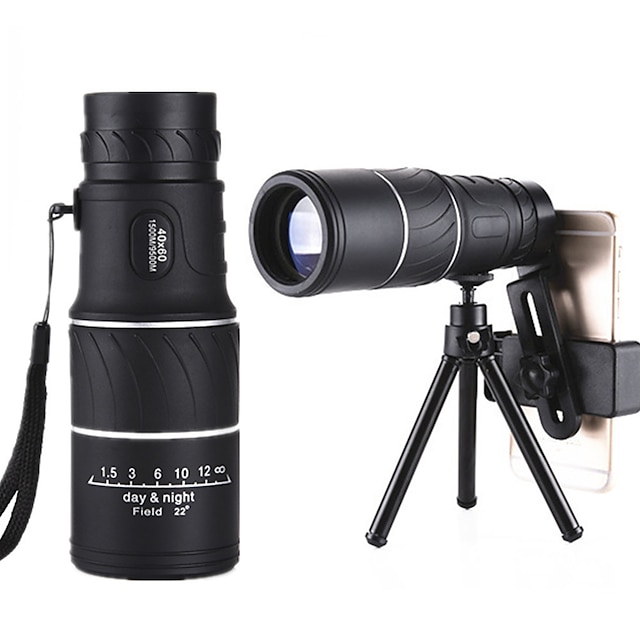  16 X 55 mm Monocular High Definition Carrying Case Night Vision Rubber