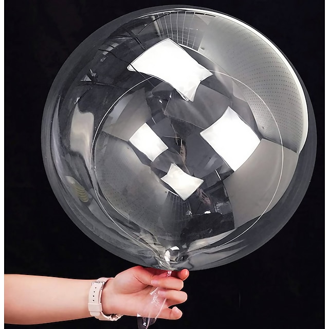  20 ks bobo balónků bublinkové balónky, čirý bobo balón, velký průhledný bublinkový balónek na vánoční svatbu narozeninovou výzdobu