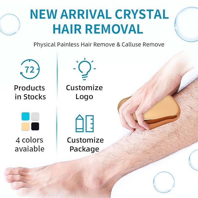 Reusable Crystal Hair Eraser Physical Hair Removal Painless Safe