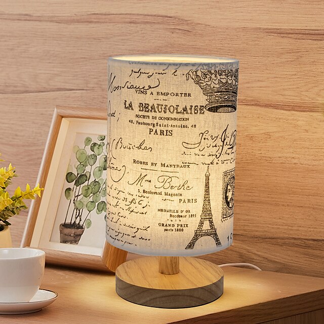  lampe de table/lampe de lecture lampes d'ambiance/floral décoratif/contemporain moderne alimenté par usb pour salle d'étude/bureau/tissu de chambre de filles <5v