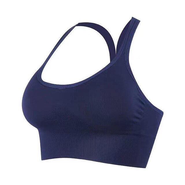 Women's High Support Sports Bra Running Bra Cross Back Back Clasp Bra