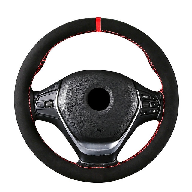  1 PCS PU Leather Car Steering Wheel Cover Fashion design Universal Fit For 15