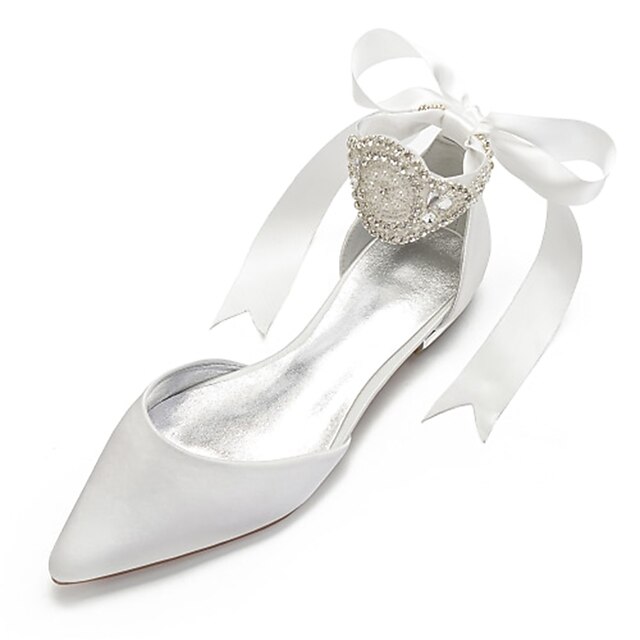 Women's Wedding Shoes Dress Shoes Plus Size White Shoes Wedding Party ...