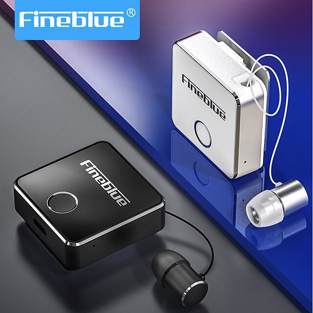  Fineblue F1 PRO Гарнитура Bluetooth с зажимом для воротника В ухе Bluetooth 5.1 Спорт Эргономический дизайн Стерео для Яблоко Samsung Huawei Xiaomi MI