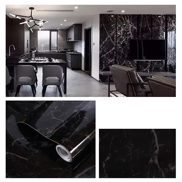  kitchen countertop bathroom wall water wallpaper hall large exhibition thickened matte marble pattern self-adhesive paper