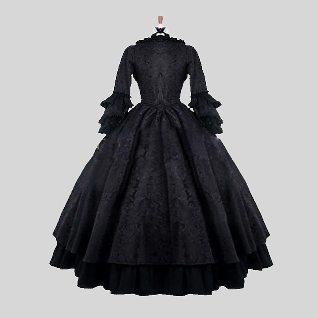 Rococo Victorian Ball Gown Vintage Dress Party Costume Masquerade Prom ...