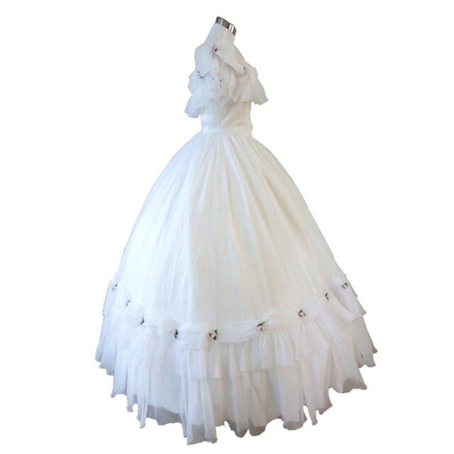 Rococo Victorian Ball Gown Party Costume Masquerade Prom Dress Bridal ...