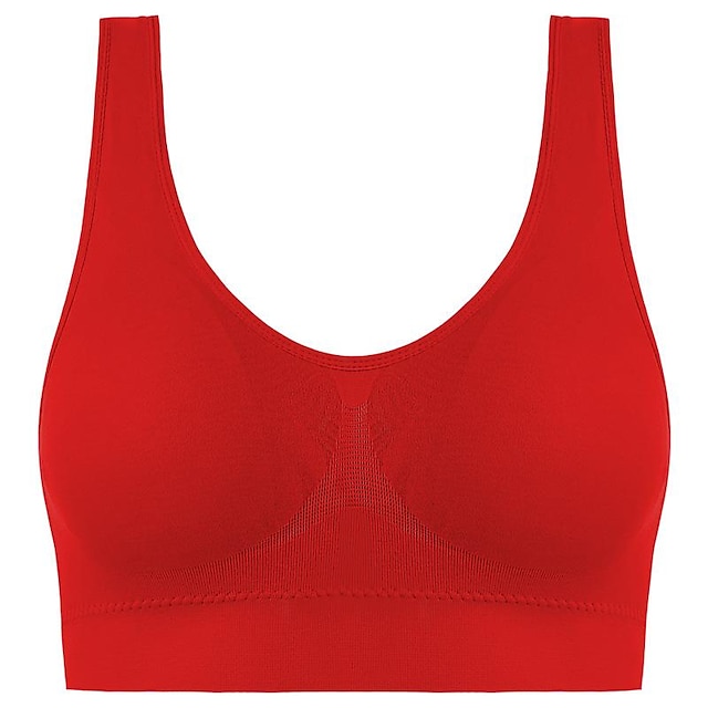 Underwear Women's Plus Size Deep U Comfortable Beauty Back Yoga Vest ...