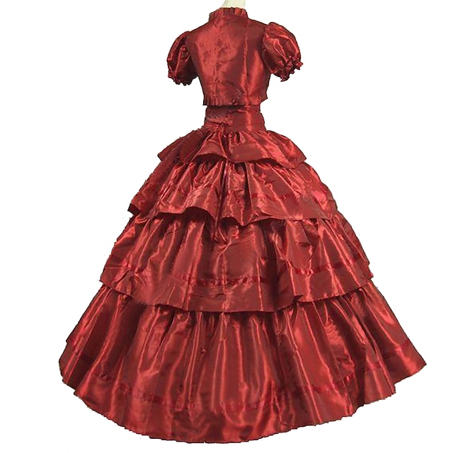  רוקוקו ויקטוריאני המאה ה 18 שמלת וינטג' שמלות תחפושת למסיבה נשף מסכות שמלת נשף מריה אנטוניאטה מידות גדולות בגדי ריקוד נשים בנות נשף קרנבל קרנבל הצגה מסיבה\אירוע ערב שמלה