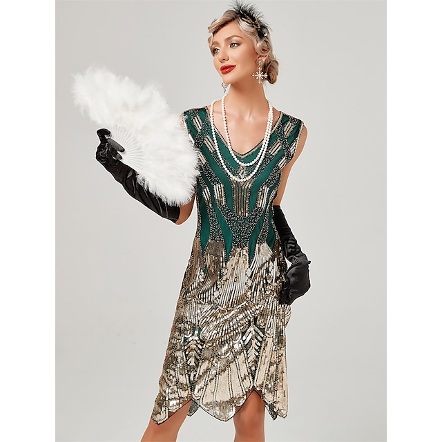 The Great Gatsby Charleston Roaring 20s 1920s Cocktail Dress Vintage ...