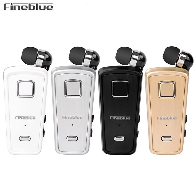  Fineblue F980 Auricolare Bluetooth con clip da collare Nell'orecchio Bluetooth 5.1 Sportivo Eliminazione attiva del rumore Design ergonomico per Apple Samsung Huawei Xiaomi MI Allenamento in palestra
