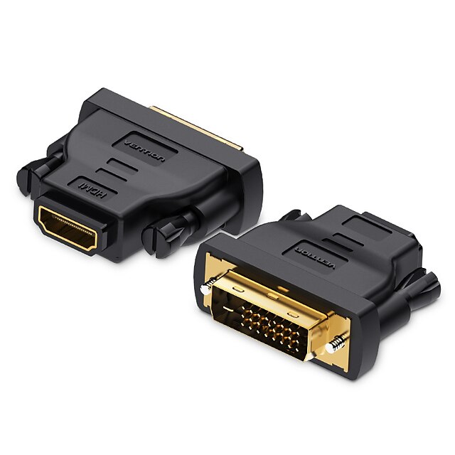  発明 1080p hdtv hdmi dvi adapter male to female converter 245 bidirectional hdmi to dvi connector for pc ps3 プロジェクターテレビ