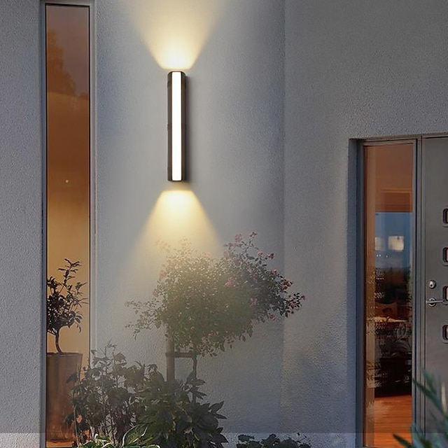 Наружные светодиодные наружные настенные светильники для помещений, настенные светильники для внутренних помещений, настенные светильники для гостиной, наружные алюминиевые настенные светильники